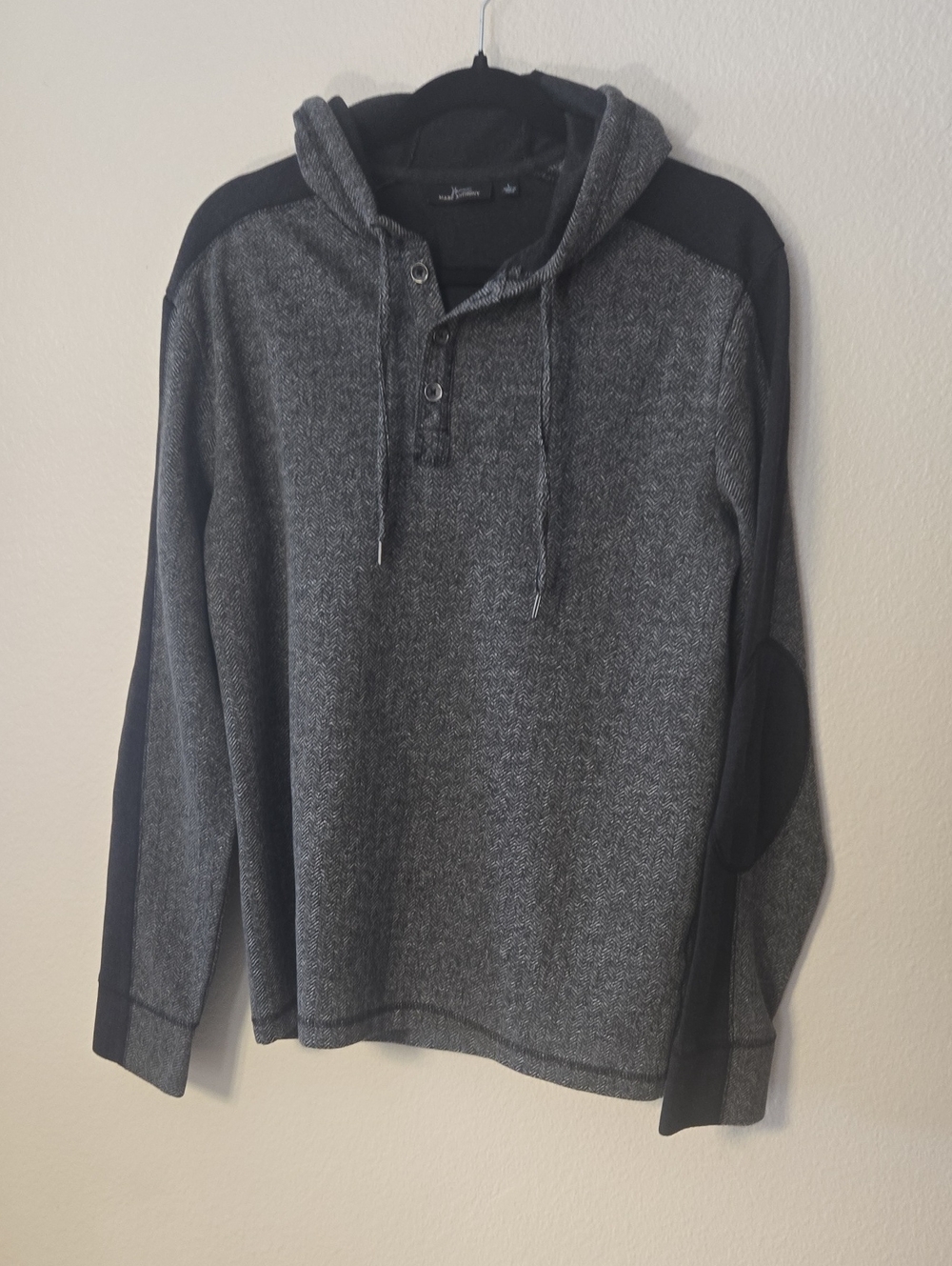 Marc Anthony Black Hooded Sweatshirt